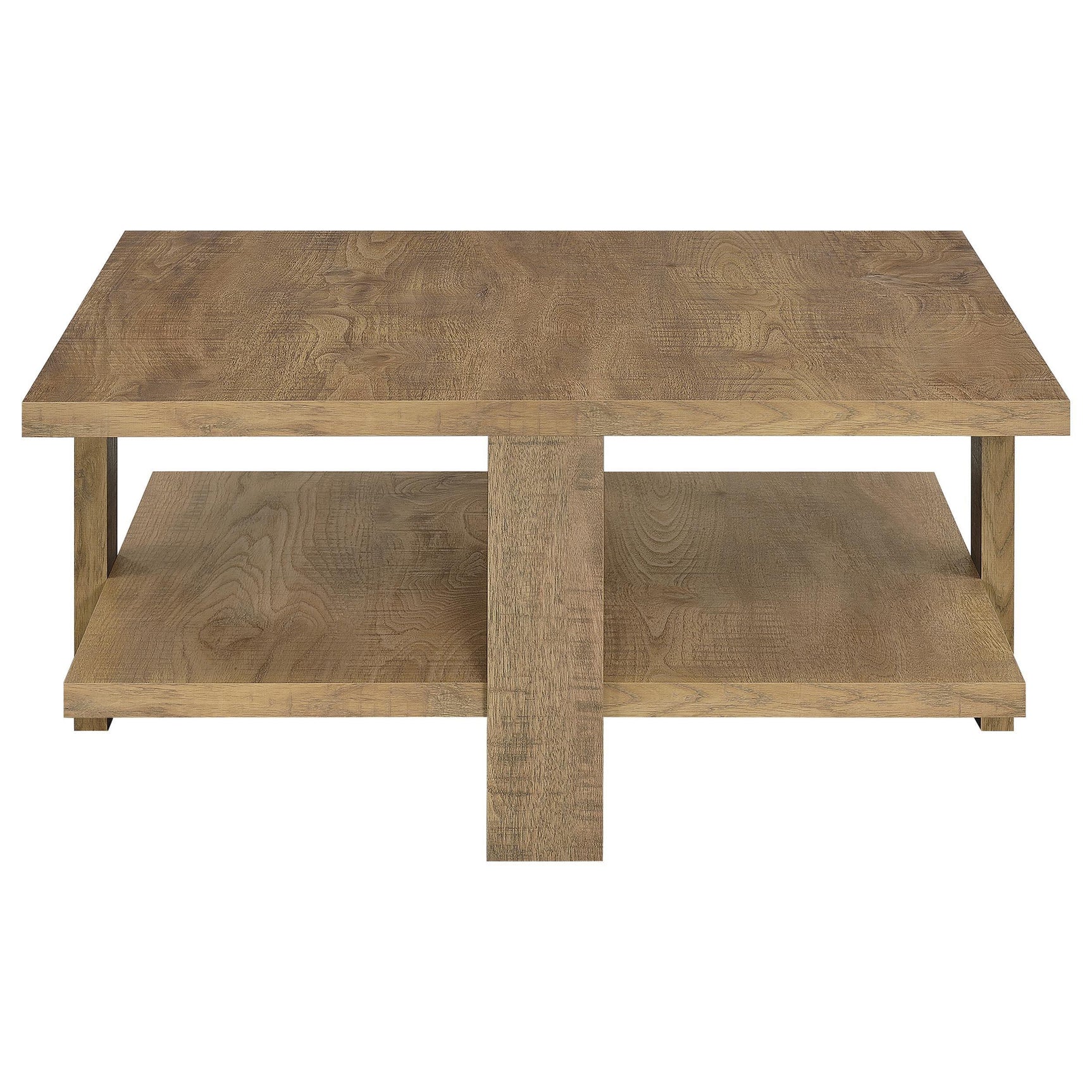 Dawn 2-piece Round Coffee and End Table Set Mango Brown