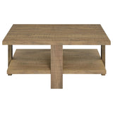 Dawn 3-piece Round Coffee and End Table Set Mango Brown