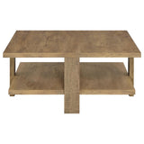 Dawn 3-piece Round Coffee and End Table Set Mango Brown
