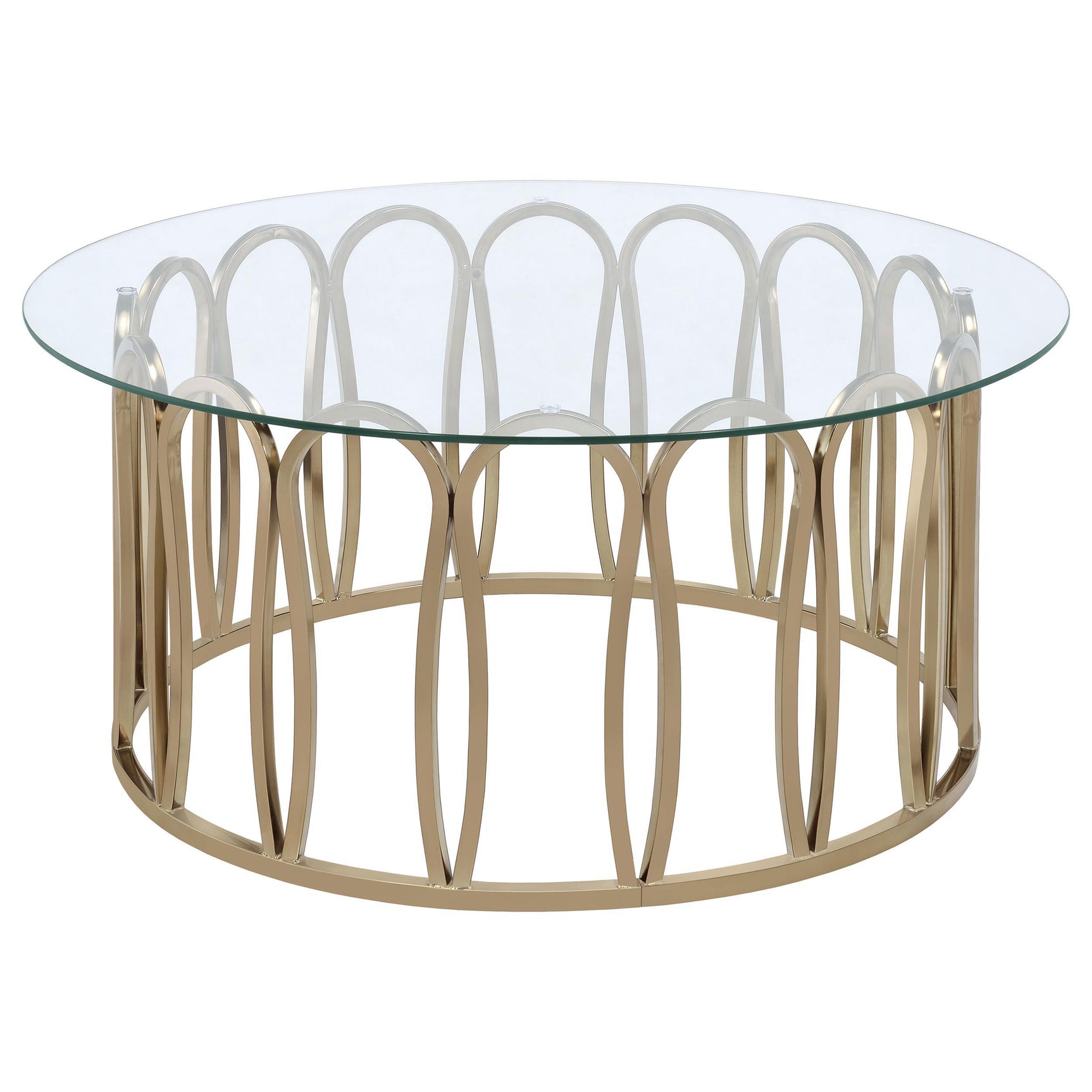 Monett 2-piece Coffee and End Table Set Chocolate Chrome