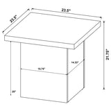 Devar 3-piece Square Coffee and End Table Set Mango