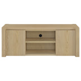 Laurelton 60-inch 2-door TV Stand Media Console Light Oak