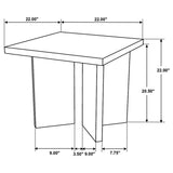 Andando 3-piece Coffee and End Table Set Mango Brown