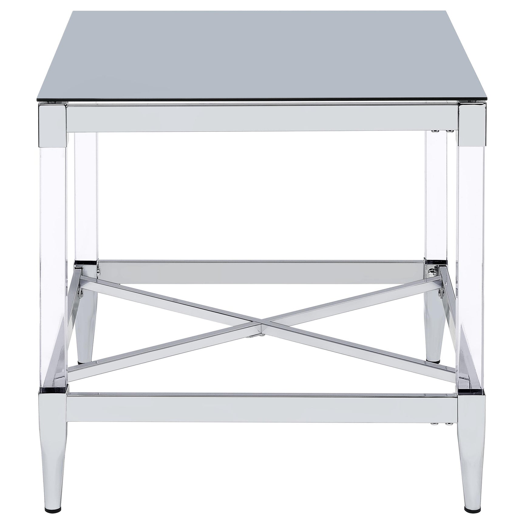 Lindley 3-piece Square Coffee and End Table Set Chrome