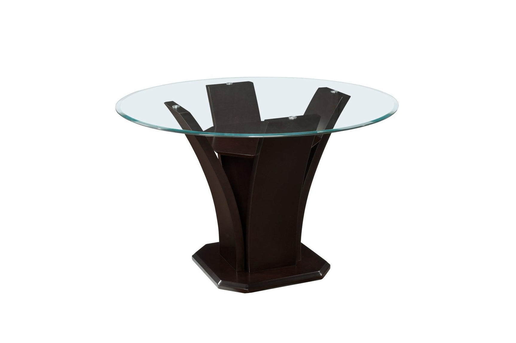 Daisy Round Dark Cherry Dining Room Set