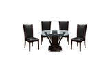 Daisy Round White Cherry Dining Room Set