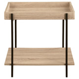 Fallon 3-piece Rectangular Coffee and End Table Set Natural