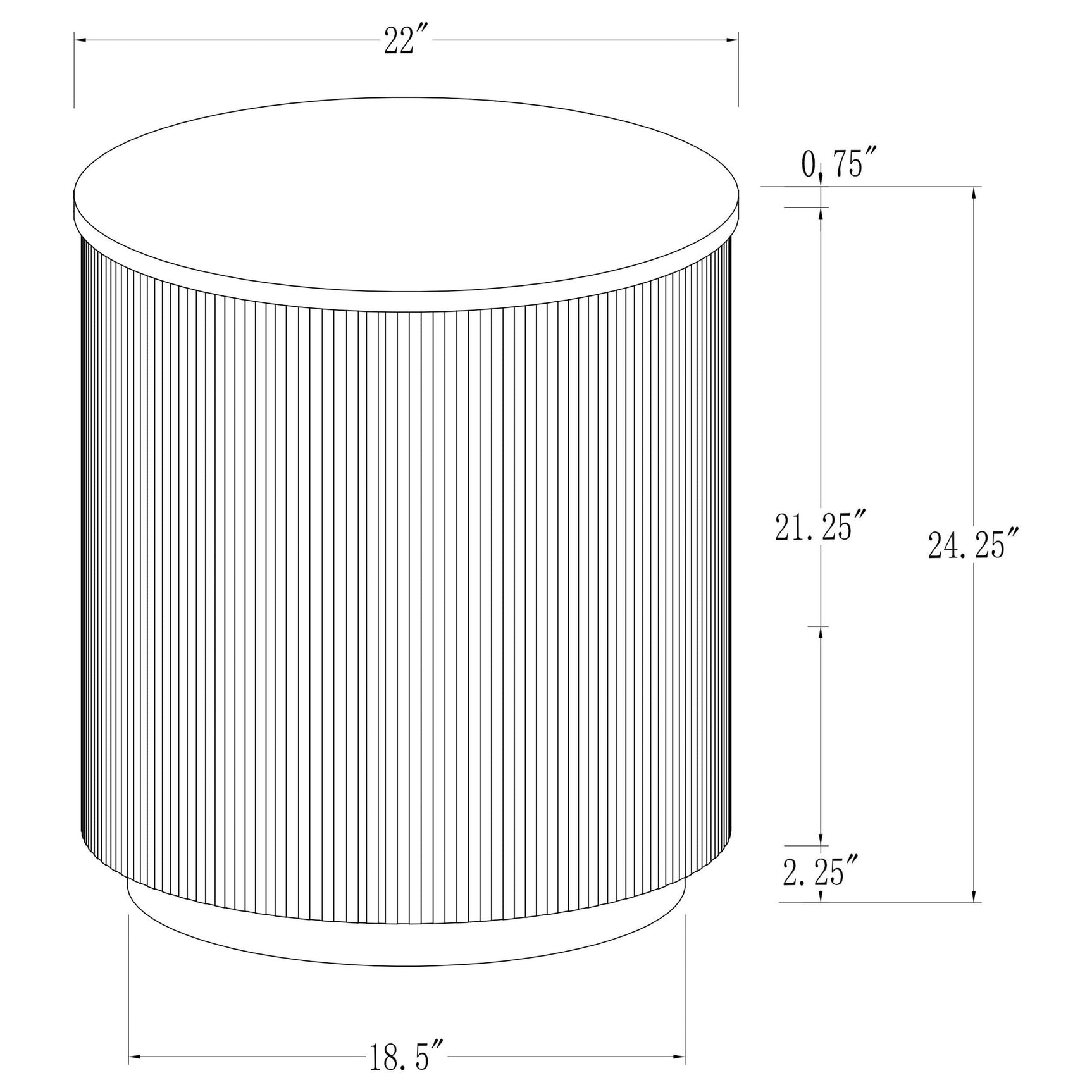 Jason 2-piece Round Marble Coffee and End Table Set White