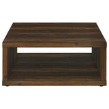 Frisco 2-piece Coffee and End Table Set Dark Pine