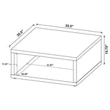 Frisco 3-piece Coffee and End Table Set Dark Pine
