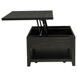 Payne 48-inch Mobile Lift Top Coffee Table Distressed Java