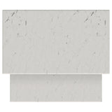Ebby 2-piece Genuine Marble Top Nesting Coffee Tables White