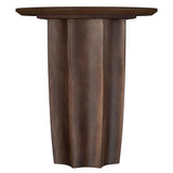 Cayenne Solid Mango Wood Accent Side End Table Walnut