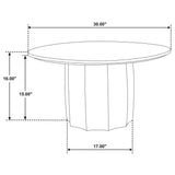 Cayenne Solid Mango Wood Cocktail Coffee Table Walnut