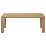 Castlewood 2-piece Cocktail Coffee Table Set Light Oak