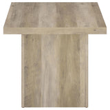 Devar 2-piece Square Coffee End Table Set Distressed Pine