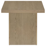 Devar 3-piece Square Cocktail Coffee End Table Set Latte