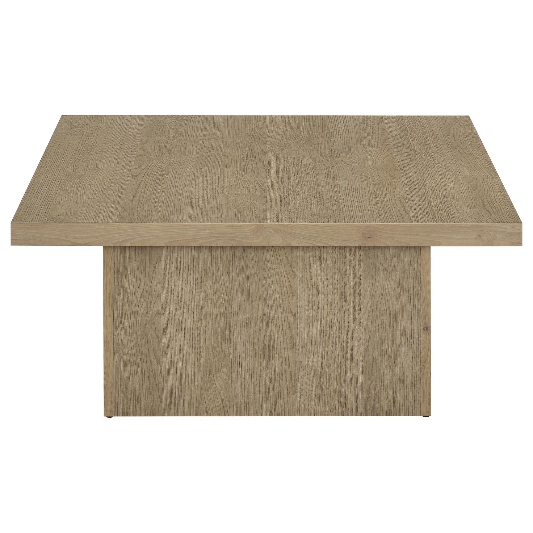 Devar 3-piece Square Cocktail Coffee End Table Set Latte