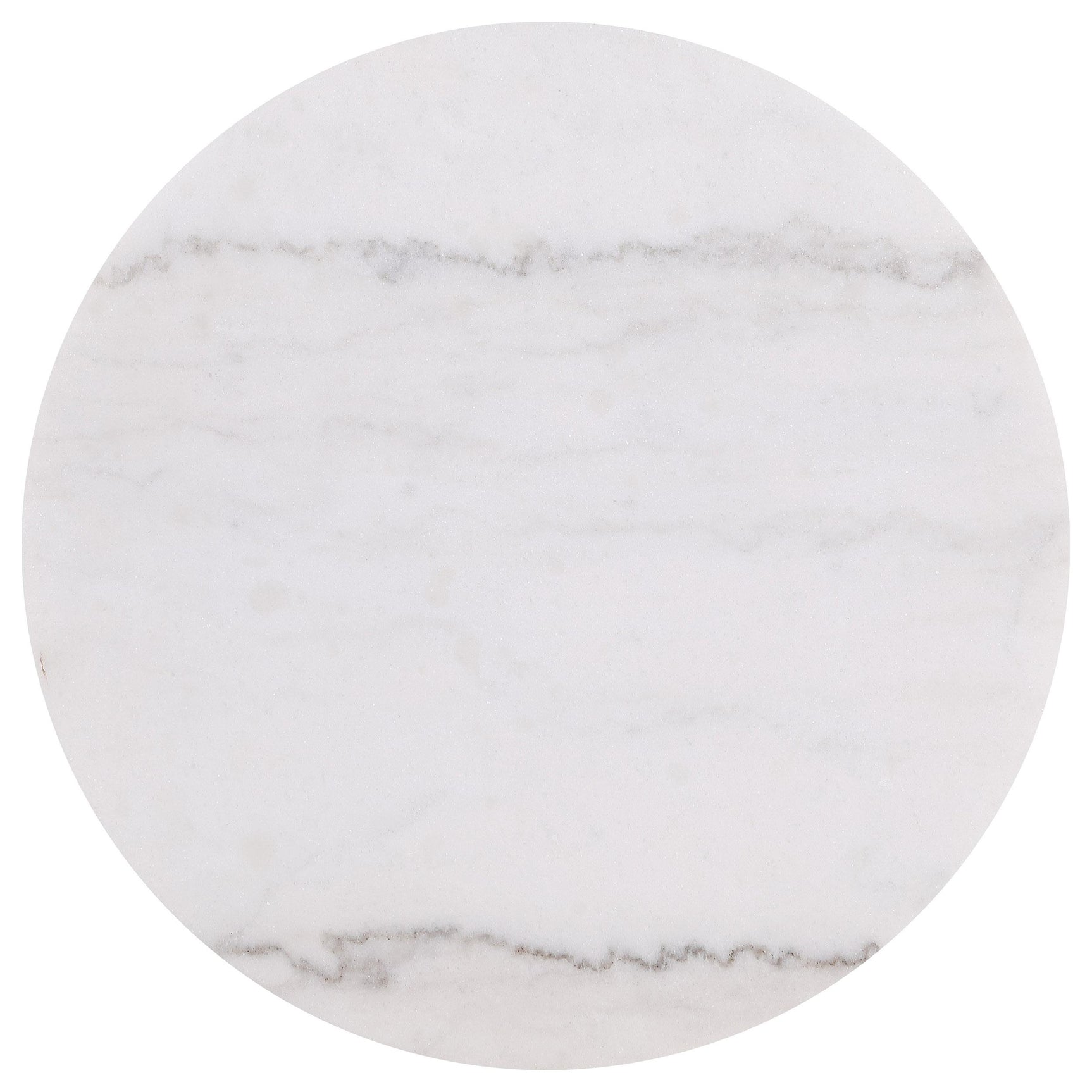 Jason 3-piece Round White Marble Coffee Table Set Greige