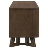 Trotter 71-inch 4-Door Wood TV Stand Media Console Brown