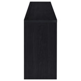 Denison 79-inch 4-door TV Stand Media Console Black