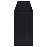 Denison 79-inch 4-door TV Stand Media Console Black