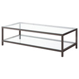 Trini 3-piece Coffee and End Table Set Black Nickel