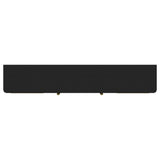 Arini Rattan Cane 2-door TV Stand Media Console Black