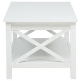 Skyview 3-piece Rectangular Lift Top Coffee Table Set White
