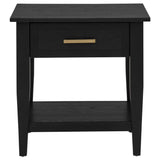 Lindenton 2-piece Wood Lift-Top Coffee and End Table Set Black
