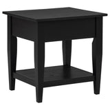 Lindenton 2-piece Wood Lift-Top Coffee and End Table Set Black