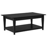 Lindenton 2-piece Wood Lift-Top Coffee and End Table Set Black