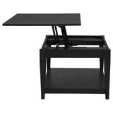 Lindenton 2-piece Wood Lift-Top Coffee and End Table Set Black