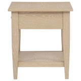 Lindenton 1-drawer Wood Occasional Side End Table Blonde
