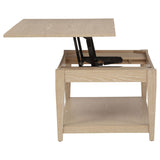 Lindenton 2-piece Wood Lift-Top Coffee and End Table Set Blonde