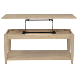 Lindenton 3-piece Wood Lift-Top Coffee and End Table Set Blonde