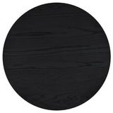 Sweeney 24-inch Round Wood Occasional Side End Table Black