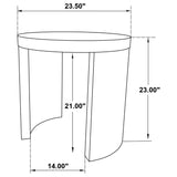 Sweeney 2-piece Coffee and End Occasional Table Set Black