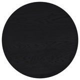 Sweeney 39-inch Round Wood Occasional Cocktail Coffee Table Black