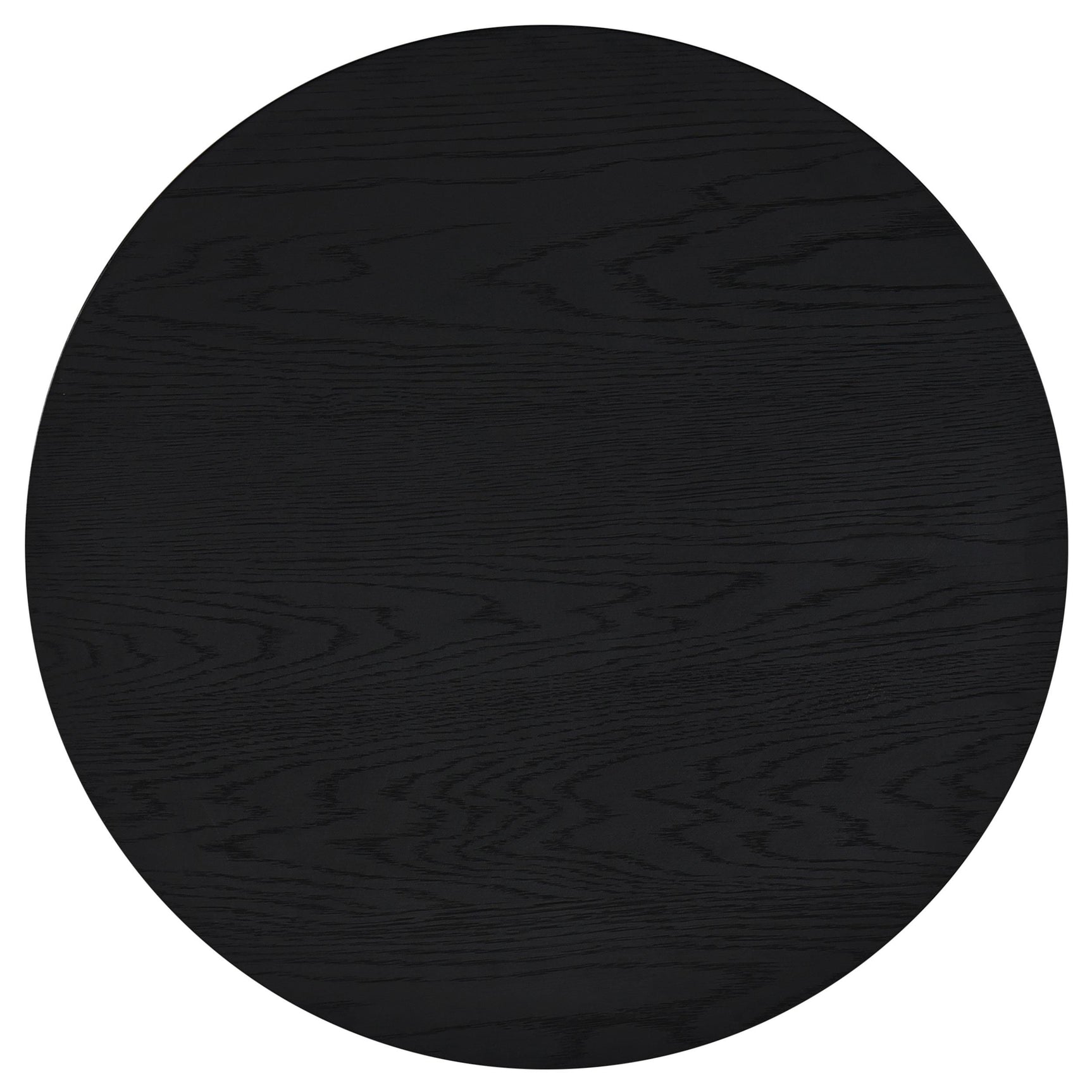 Sweeney 39-inch Round Wood Occasional Cocktail Coffee Table Black