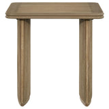 Adina 2-piece Wood Coffee Table Set Distressed Light Brown