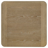 Adina 2-piece Wood Coffee Table Set Distressed Light Brown