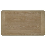 Adina 2-piece Wood Coffee Table Set Distressed Light Brown