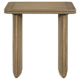 Adina 3-piece Wood Coffee Table Set Distressed Light Brown