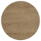 Adina 3-piece Round Coffee Table Set Distressed Light Brown