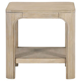 Solano 2-piece Square Coffee Table Set Weathered Mango