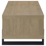 Dinard Engineered Wood Cocktail Coffee Table Latte