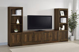Laughlin 3-Piece Entertainment Center TV Stand Dark Pine
