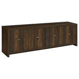 Laughlin 3-Piece Entertainment Center TV Stand Dark Pine
