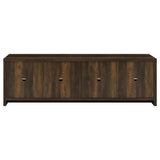 Laughlin 3-Piece Entertainment Center TV Stand Dark Pine